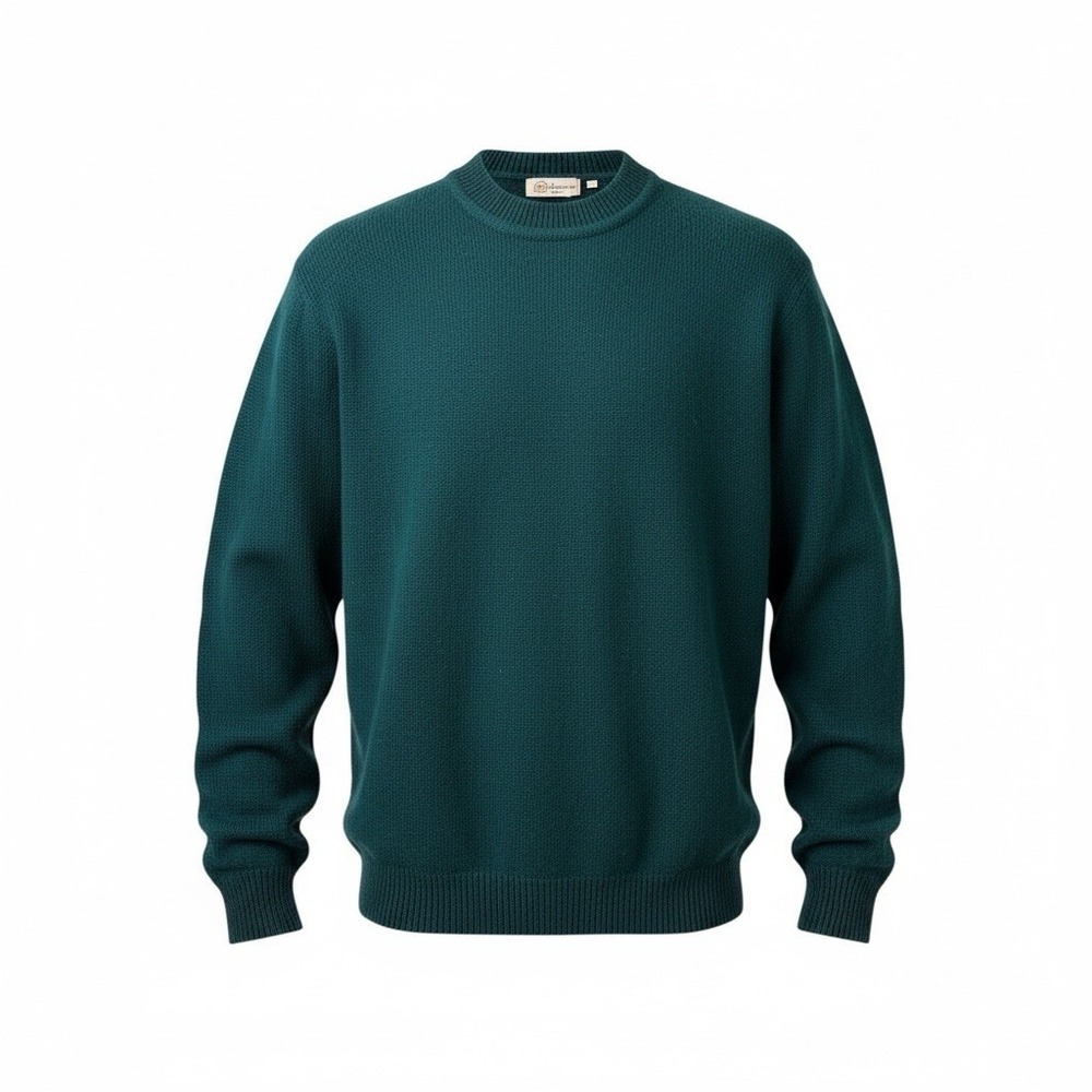 Clubfellow Mens 100% Shetland Wool Sweater Academia Knit LT Classic Preppy‎ VTG